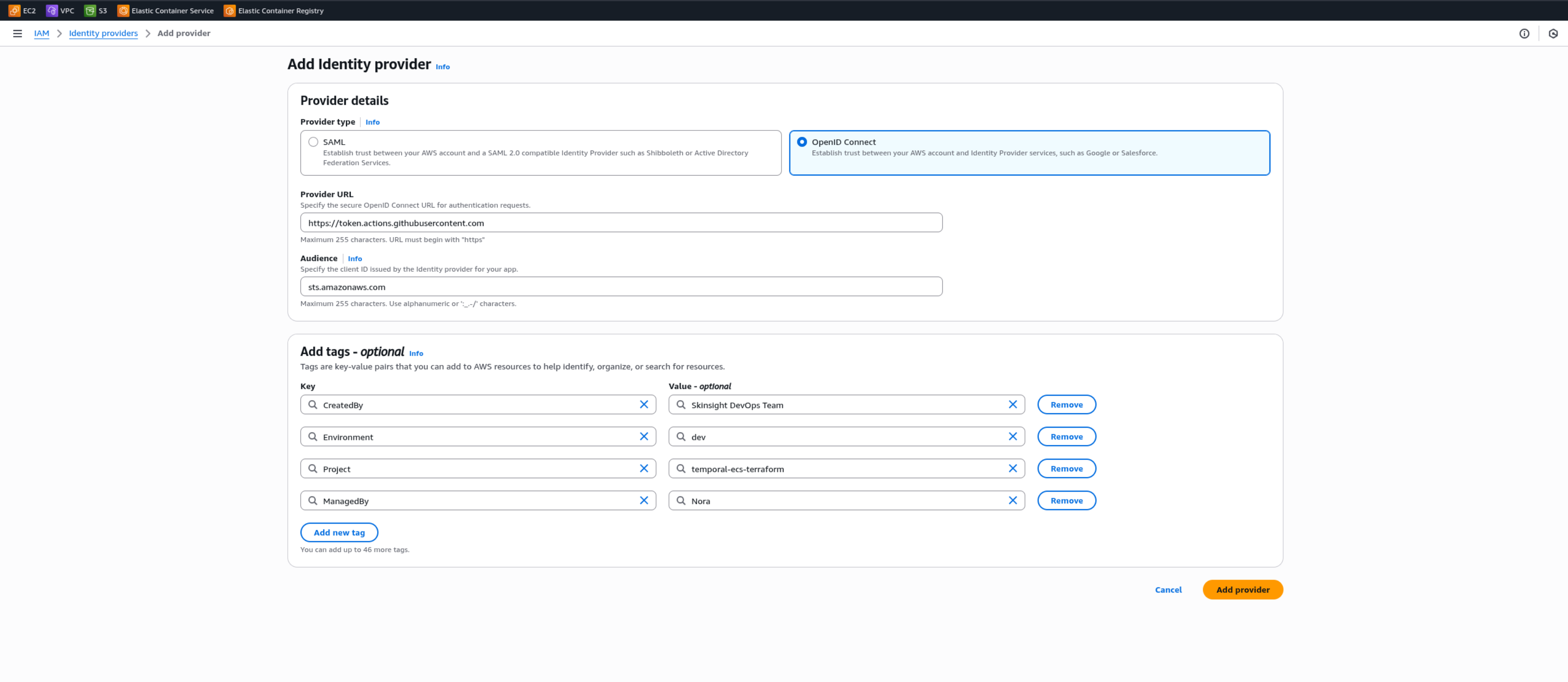 'Identity Provider' Identity Provider